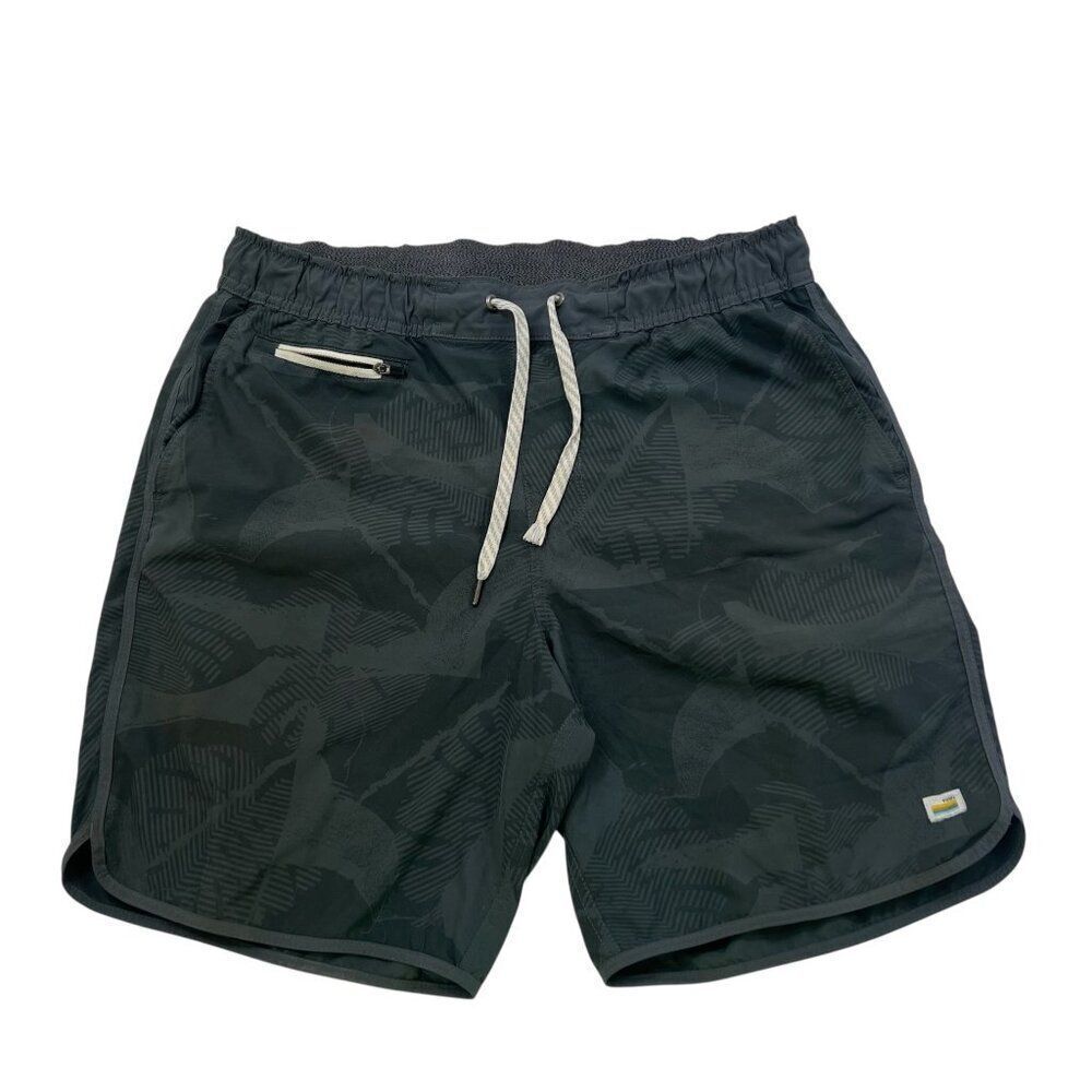 Vuori Men's Banks Shorts Black Camo Size Medium